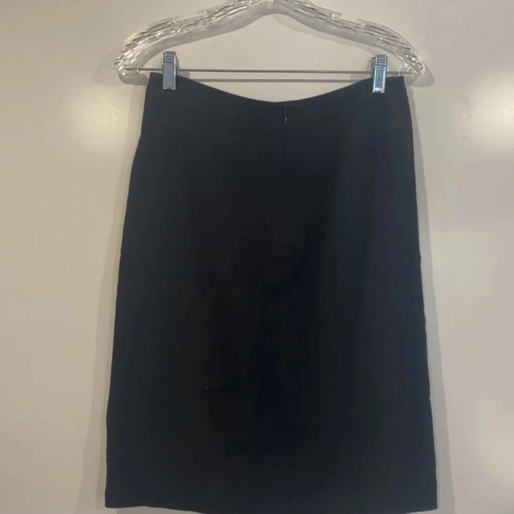 Diane Von Furstenberg DVF‎ Womens Koto Black Ponte Knit Skirt Career Size 4